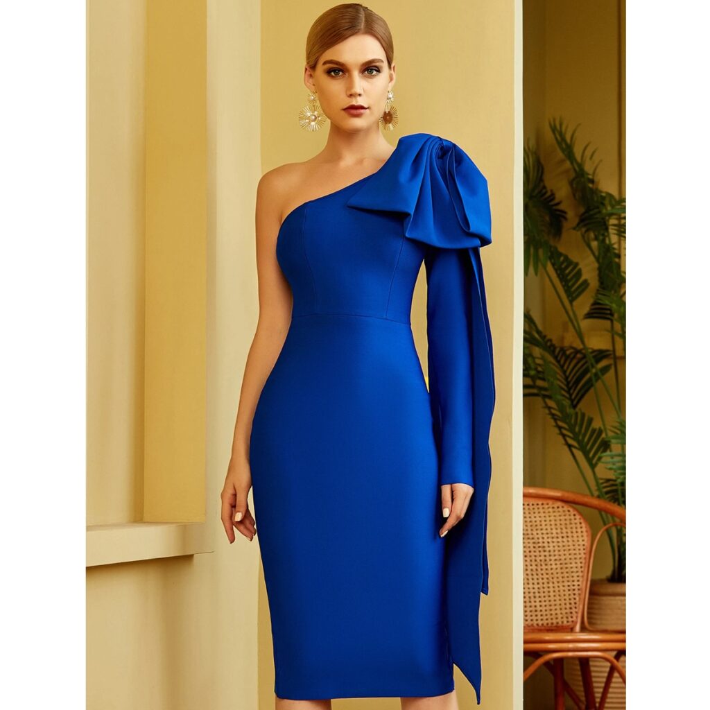 Vestido Largo Azul