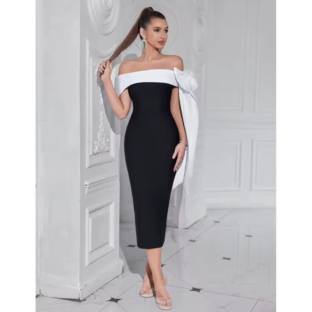 Exclusivo Vestido Bandage Negro