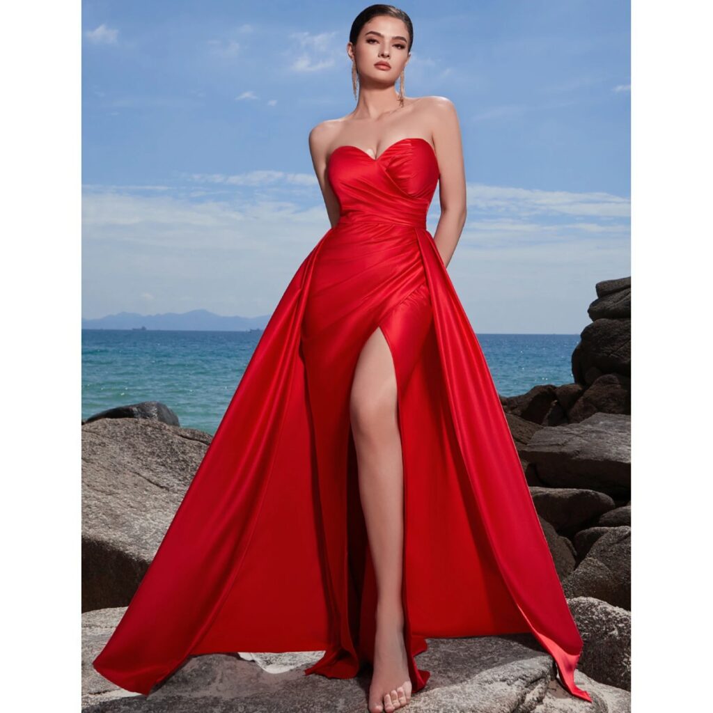 Exclusivo Vestido Largo Rojo