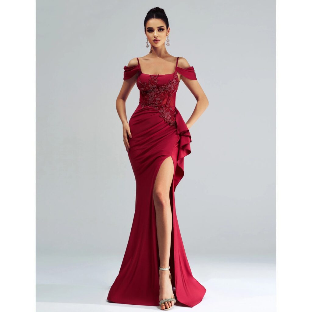 Exclusivo Vestido Largo Rojo