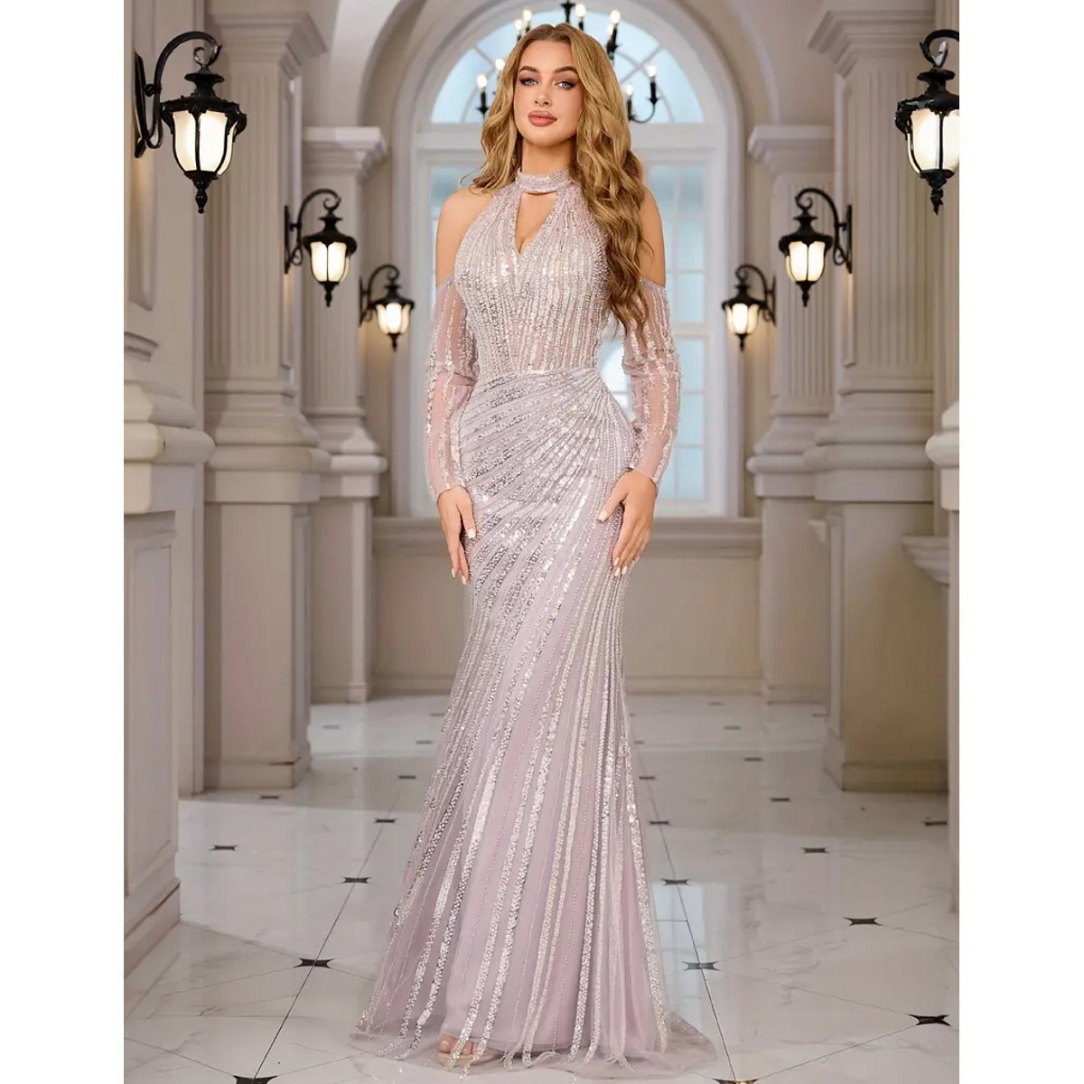 Exclusivo Vestido Nude - Imagen 3