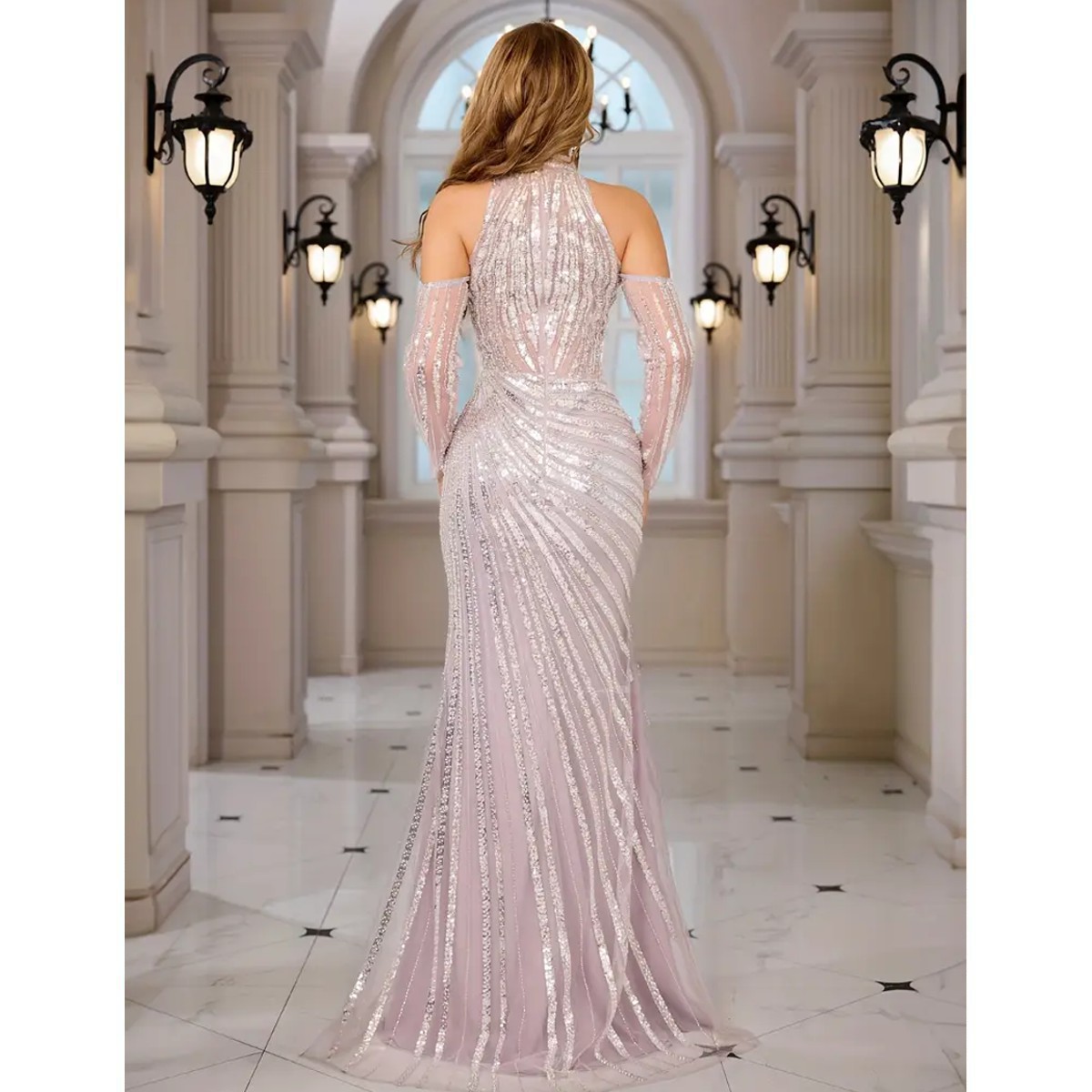 Exclusivo Vestido Nude - Imagen 4