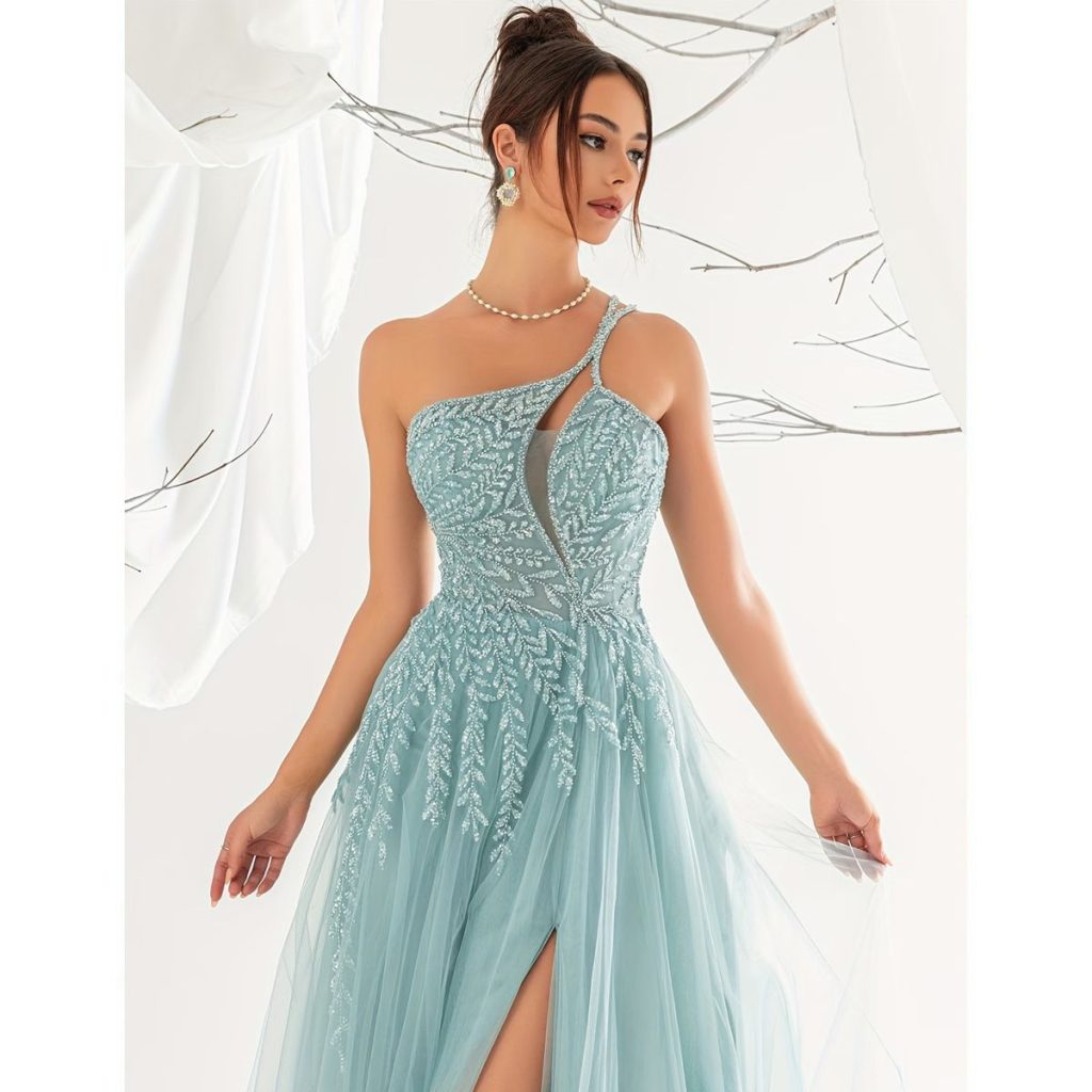 Exclusivo Vestido Turquesa